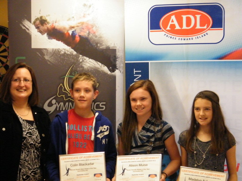 GPEI Awards 2011- Cindy Fraser, ADL rep, Colin Blackadar, Alison Muise, and Madelyn Aylward