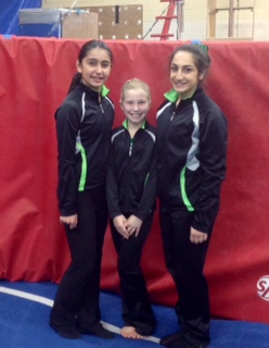 Selina, Karisa, Natalie at CG trials Nov 2014
